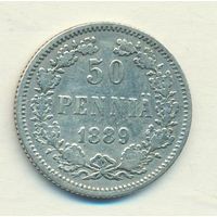 50 пенни 1889 год L _состояние XF