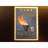 Япония 1964 олимпийский огонь