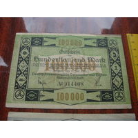 Германия 100000 марок 1923 Нотгельд