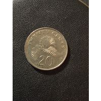 Сингапур 20 центов 1989 г.