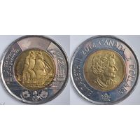 Канада 2 доллара, 2012 Война 1812 года - Фрегат Шеннон