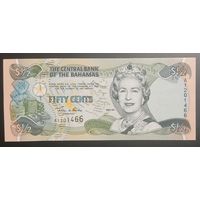 1/2 доллара (50 центов) 2001 - Багамские острова (Багамы) - UNC