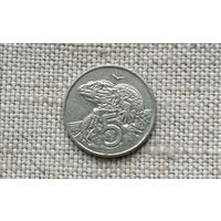 Новая Зеландия 5 центов 1989 / FA