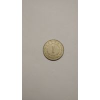 Югославия / 1 dinar / 1976 год