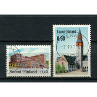 Финляндия - 1973 - Архитектура - [Mi. 718-719] - полная серия - 2 марки. Гашеные.  (Лот 179AP)