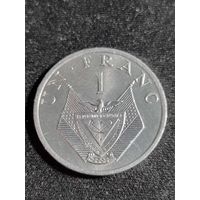 Руанда 1 франк 1985 Unc