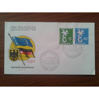 Германия 1958 КПД Европа, герб, флаги Mi-12,0 евро