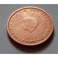 1 евроцент, Нидерланды 2003 г.