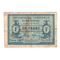 Франция 1 франк 1920 года