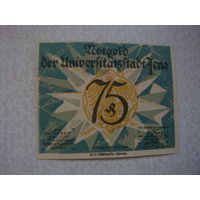Германия 75 пфенингов нотгельд 1920 г.