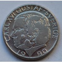 Швеция 1 крона, 1990 г.