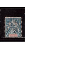 Гваделупа-1892,Французские Колонии (Мих.32)  гаш., Стандарт,