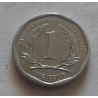 1 цент, Восточные Карибы 2013 г.