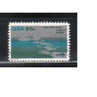 США-1984, (Мих.1700) , гаш.,  Флот, Морской путь, Корабли (одиночка),