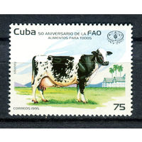 Куба - 1995г. - 50 лет всемирной продовольственной организации - полная серия, MNH [Mi 3808] - 1 марка