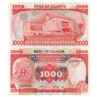 Уганда 1000 шиллингов образца 1986 года UNC p26