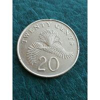 Сингапур 20 центов, 1987