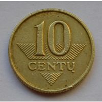 Литва 10 центов, 1997 г.