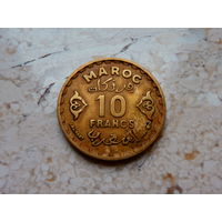10 франков 1952 Марокко.