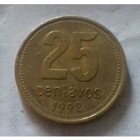 25 сентавос, Аргентина 1992 г.