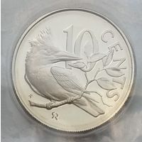 Британские Виргинские острова 10 центов 1974 г.
