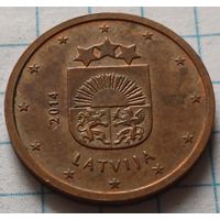 Латвия 2 евроцента, 2014     ( 2-8-1 )
