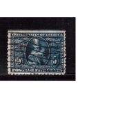 США-1907,(Мих.161)  гаш.,   , Покахонтас, зубцовка
