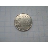 Финляндия 10 пенни 1996г.km65