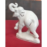 Фарфоровая статуэтка Слон. СССР