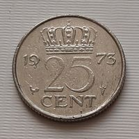 25 центов 1973 г. Нидерланды