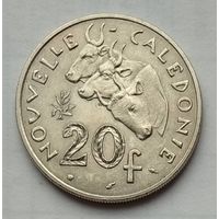 Новая Каледония 20 франков 1977 г.