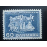 Дания 1963 всадники, парусник