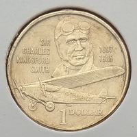 Австралия 1 доллар 1997 г. 100 лет со дня рождения Чарльза Кингсфорда Смита. В холдере