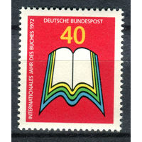 Германия (ФРГ) - 1972г. - Международный год книг - полная серия, MNH [Mi 740] - 1 марка