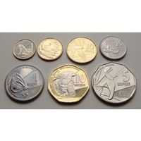 Сейшельские острова. "Сейшелы" набор 7 монет 1,5,10,25 центов 1,5,10 рупий 2016 год