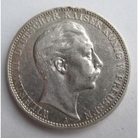 Пруссия  3 марки 1909   .43-292