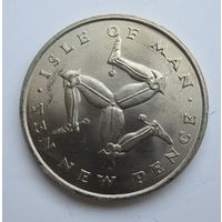 Остров Мэн 10 новых пенсов 1971  .12-413