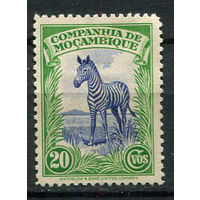 Португальские колонии - Мозамбик (Comp de Mocambique) - 1937 - Фауна. Зебра 20С - (есть тонкое место) - [Mi.205] - 1 марка. Чистая без клея.  (LOT EW40)-T10P22