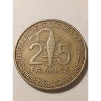 25 франков Заподная Африка 2009
