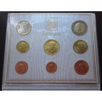 Ватикан набор 1, 2, 5, 10, 20, 50 евроцентов, 1, 2 евро 2009 в банковской упаковке