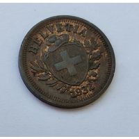 Швейцария 1 раппен, 1932 7-5-6