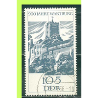 ГДР-1966_(U) (1233). 900-летие историко-архитектурного памятника – замка Вартбург