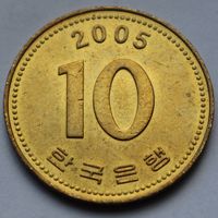 10 вон 2005 Корея.