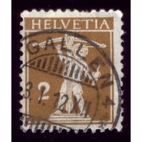 1 марка 1909 год Швейцария 111