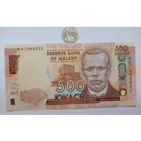 Werty71 Малави 500 Квача 2017 UNC банкнота
