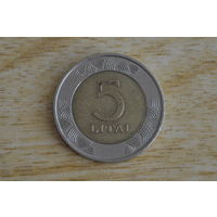 Литва 5 лит 1999