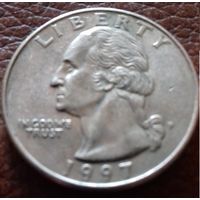 США 25 центов 1997P