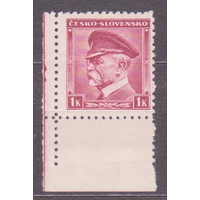 Чехословакия 1939 Президент Чехословакии Масарик, ** БЕЗ НОМЕР КЛИШЕ (НОЯ