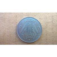 Индия 1 рупия, 2000г. (D-48)
