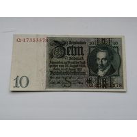 Германия 10 марок 1924 1929 Q